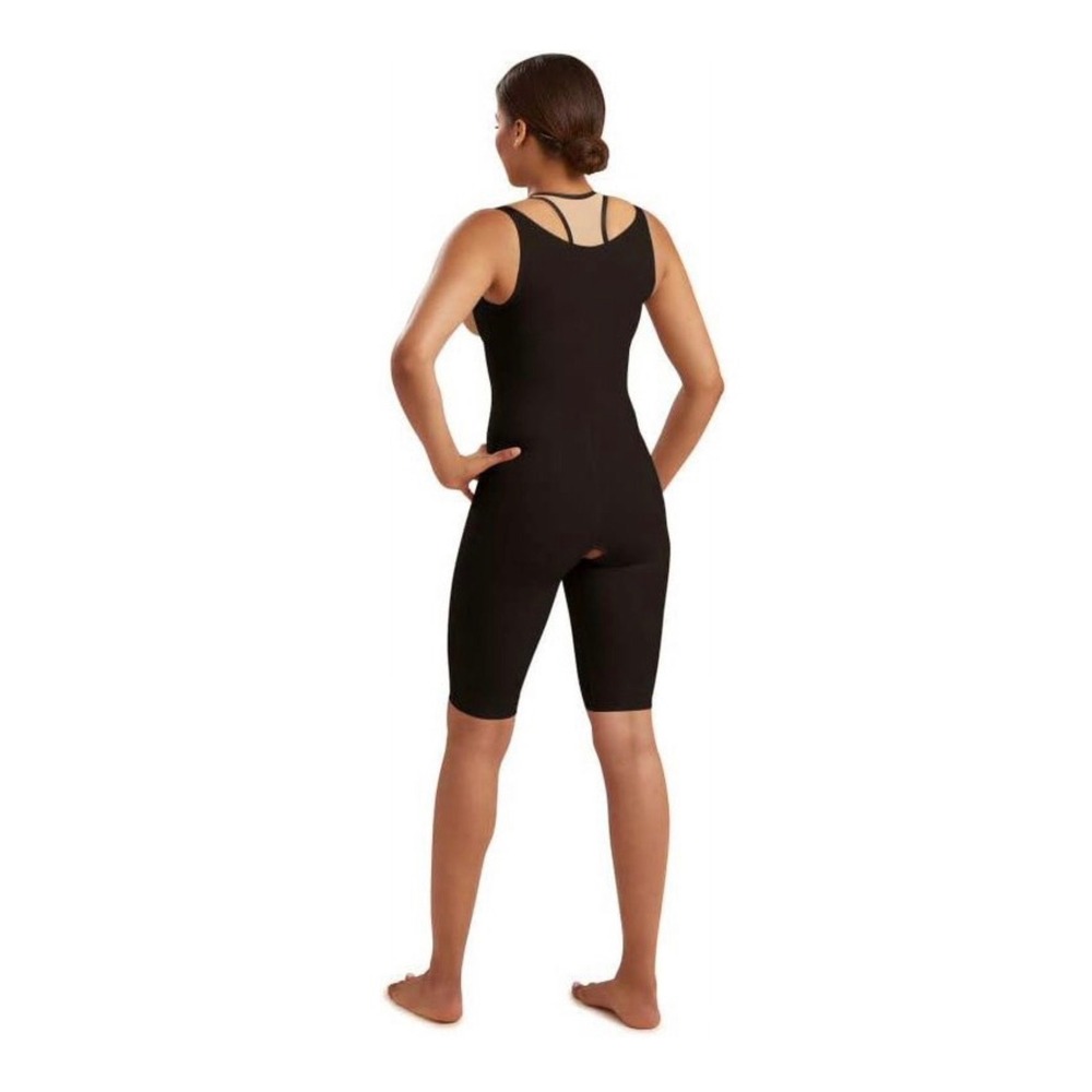 Marena Recovery Girdle High Back Short Bodysuit SFBHS2 Black Medium NWT